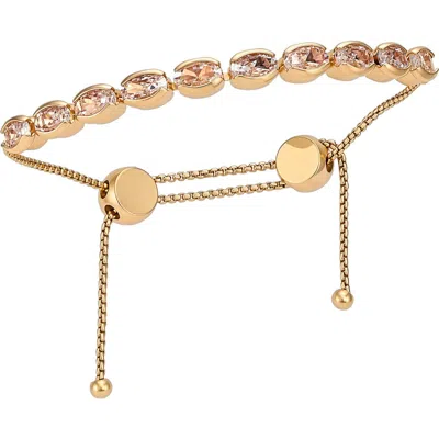 Vince Camuto Crystal Slider Bracelet In Silver