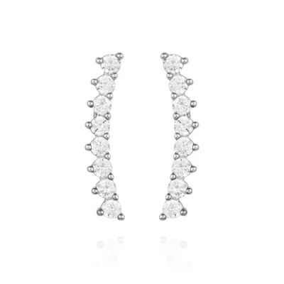 VINCE CAMUTO CUBIC ZIRCONIA CLIMBER EARRINGS