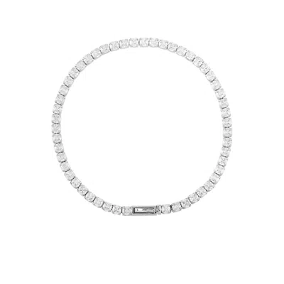 Vince Camuto Cubic Zirconia Tennis Bracelet In Metallic