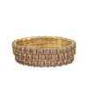 Vince Camuto Cubic Zirconia Trio Stretch Bracelet Set