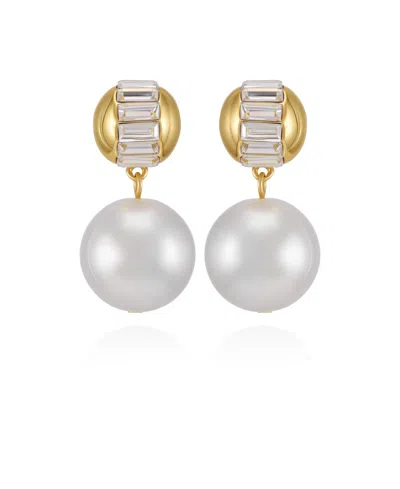 Vince Camuto Cultivated Pearl Drop Earrings