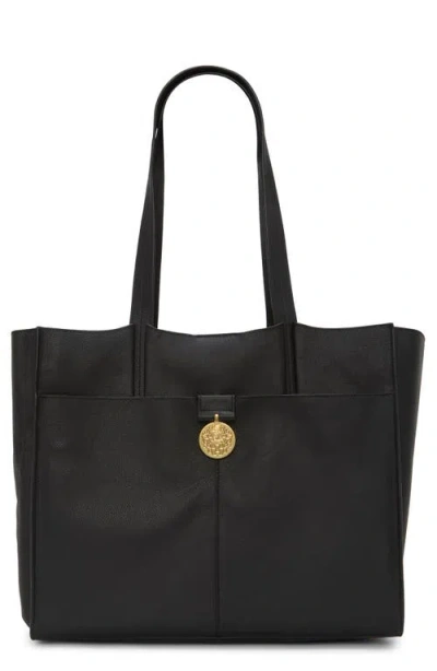 Vince Camuto Cyril Leather Tote In Black
