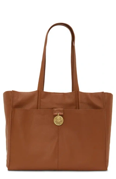 Vince Camuto Cyril Leather Tote In Carmello