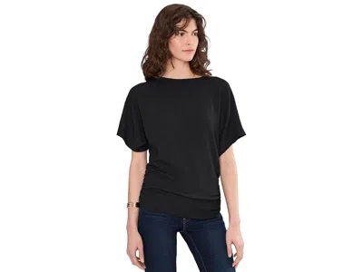 Vince Camuto Dolman Drapped Top In Black