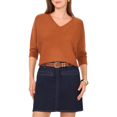 Vince Camuto Dolman Sleeve Sweater In Brown