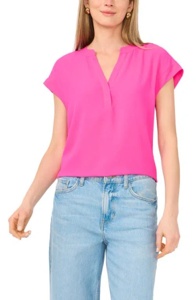 Vince Camuto Dolman Sleeve Top In Pink