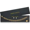 Vince Camuto Double Link Bracelet & Cubic Zirconia Stud Earrings Gift Set In Gold