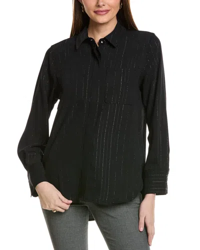 Vince Camuto Double Pocket Shirt In Black