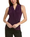 Vince Camuto Crossover Front Top In Purple