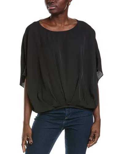 Vince Camuto Draped Top In Black