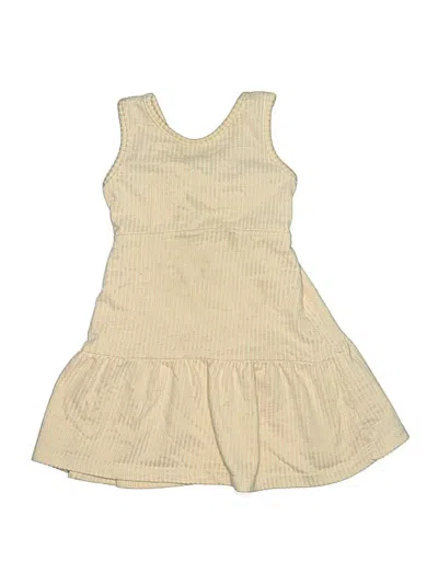 Pre-owned Vince Camuto Kids' Dress In Tan