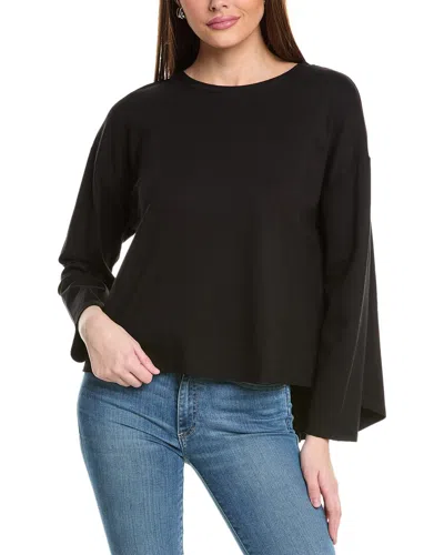 Vince Camuto Drop-shoulder Boxy T-shirt In Black