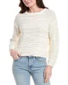 Vince Camuto Drop-stitch Sweater In White