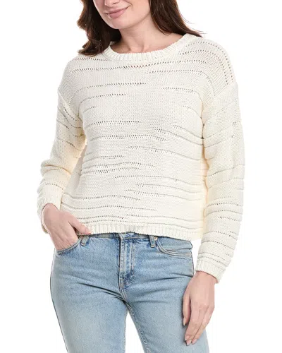 Vince Camuto Drop-stitch Sweater In White