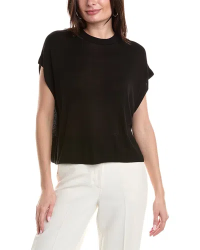 Vince Camuto Dropped-shoulder Top In Blue