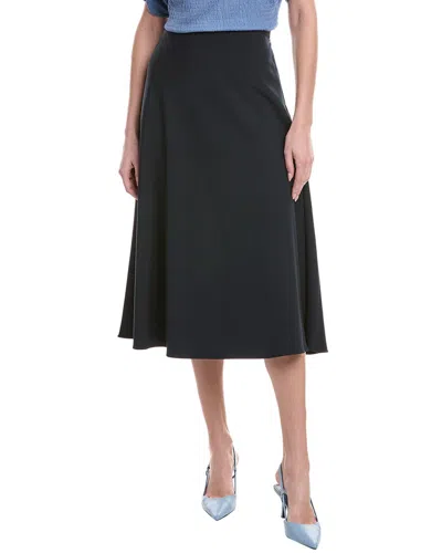 Vince Camuto Easy Midi Skirt In Blue