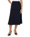 Vince Camuto Easy Midi Skirt In Evening Navy