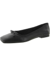 VINCE CAMUTO ELANNDO WOMENS LEATHER SLIP ON BALLET FLATS