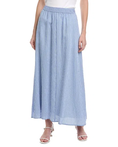 Vince Camuto Elastic Waist Flowy Midi Skirt In Blue