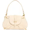 Vince Camuto Elic Leather Top Handle Bag In Natural