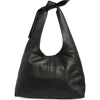 Vince Camuto Elice Leather Hobo Bag In Black