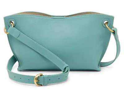 Vince Camuto Ellah Leather Crossbody Bag In Purple