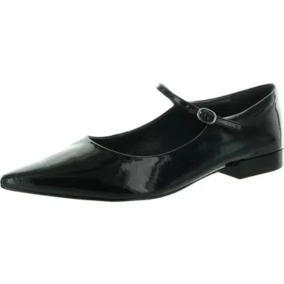 Vince Camuto Eloise Womens Adjustable Patent Ballet Flats