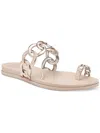 VINCE CAMUTO EMAGENTA WOMENS CHAIN TOE LOOP JELLY SANDALS