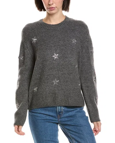Vince Camuto Embellished Sweater In Gray
