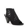 Vince Camuto Emberla Womens Cut-out Leather Heel Sandals In Multi