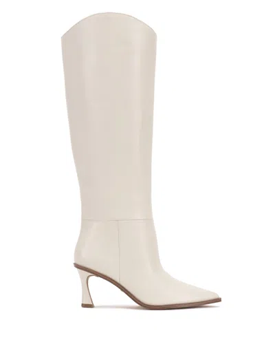 Vince Camuto Emily Wide Calf Knee High Boot In White