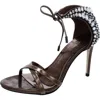Vince Camuto Emuel Womens Leather Ankle Heels In Yellow