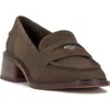 Vince Camuto Erinesa Block Penny Loafer In Sable