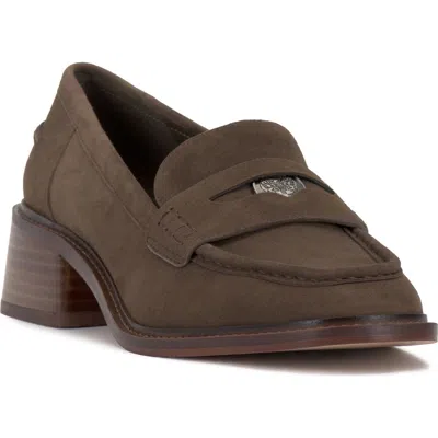 Vince Camuto Erinesa Block Penny Loafer In Sable