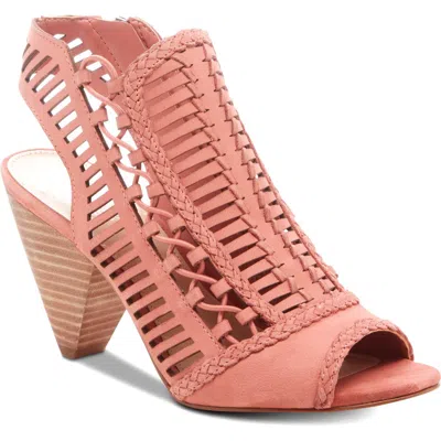 Vince Camuto Eshantel Womens Nubuck Open Toe Booties In Multi