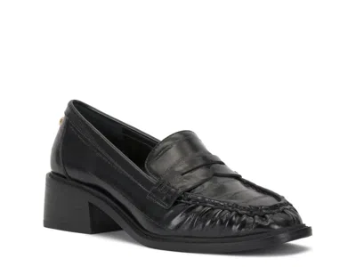 Vince Camuto Eshine Penny Loafer In Black