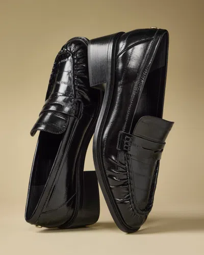 Vince Camuto Eshnie Block Heel Loafer In Black