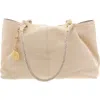 Vince Camuto Eshva Womens Pebbled Leather Tote Handbag In Multi