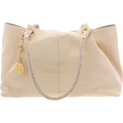 Vince Camuto Eshva Womens Pebbled Leather Tote Handbag In Multi