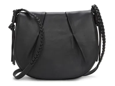 Vince Camuto Espen Leather Crossbody Bag In Black