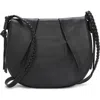Vince Camuto Espen Leather Saddle Bag In Black
