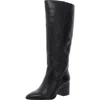 Vince Camuto Evronna Womens Leather Tall Knee-high Boots In Black