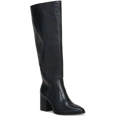 Vince Camuto Evronna Womens Leather Tall Knee-high Boots In Multi
