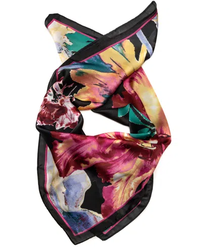 Vince Camuto Exploded Blooms Square Scarf In Multi