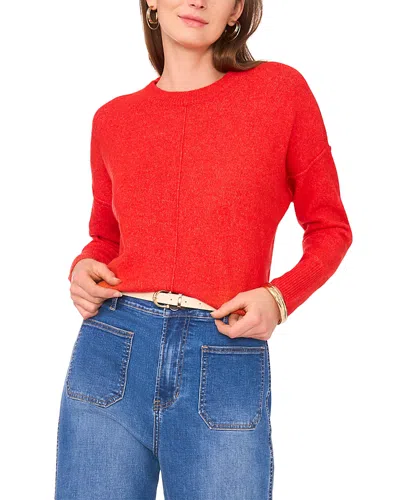 VINCE CAMUTO EXPOSED SEAM CREWNECK SWEATER