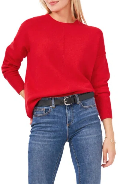 VINCE CAMUTO VINCE CAMUTO EXPOSED SEAM CREWNECK SWEATER