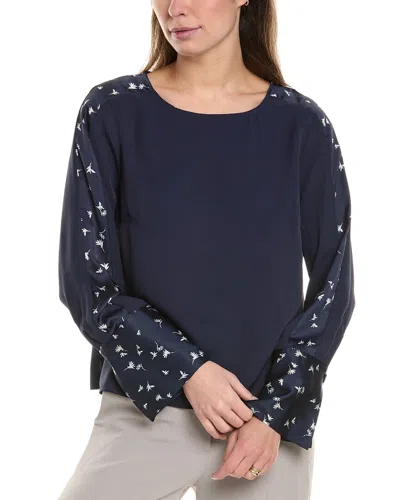 VINCE CAMUTO EXTENDED SHOULDER BLOUSE