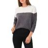 VINCE CAMUTO VINCE CAMUTO EXTENDED SHOULDER COLORBLOCK SWEATER