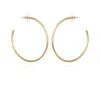 Vince Camuto Extra Large Open Hoop Earrings In Gold