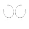Vince Camuto Extra Large Open Hoop Earrings In Silver
